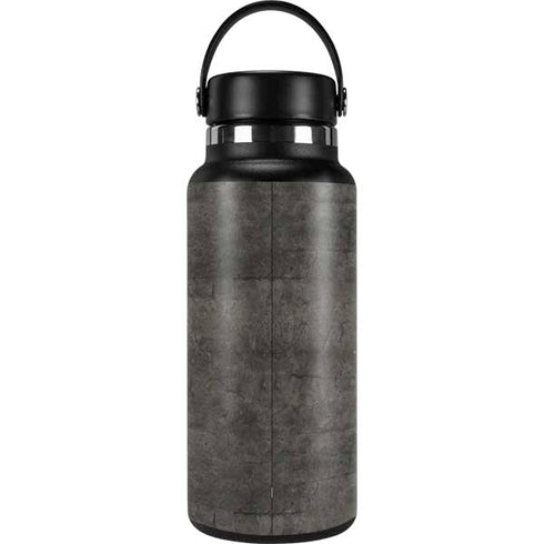 Dark Iron Grey Concrete Hydro Flask 32oz Wide Mouth Skin